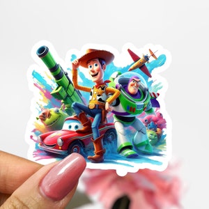 Toy Story Woody & Buzz Sticker, Toy Story Decal
