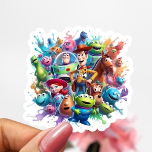Toy Story Characters Sticker, Toy Story Decal