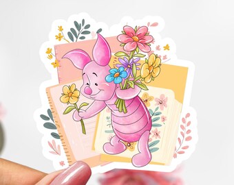 Winnie the Pooh Piglet Sticker, Winnie the Pooh Sticker Decal