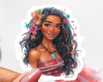 Moana Sticker, Disney Moana Decal,