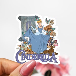 Disney Cinderella Sticker, Princess Sticker Decal