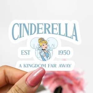 Disney Cinderella Sticker, Princess Sticker Decal