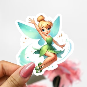 TinkerBell Sticker, Cartoon Disney Sticker Decal, Peter Pan Sticker