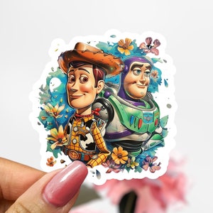 Disney Woody and Buzz Lightyear Sticker, Woody Sticker, Buzz Lightyear Sticker, Toy Story Decal