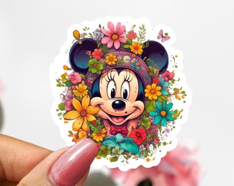 Cute Minnie Mouse Sticker, Disney Minnie Mouse Sticker