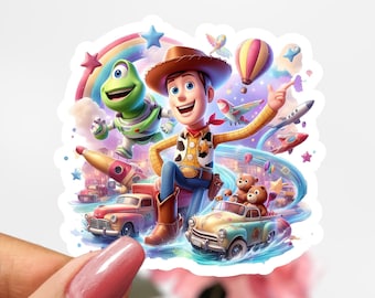 Toy Story Characters Sticker, Toy Story Decal