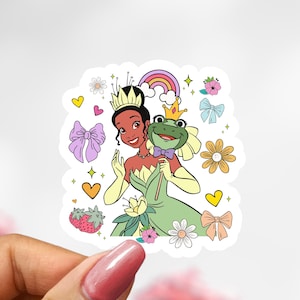 Princess Tiana Sticker, Princess and The Frog Sticker Decal