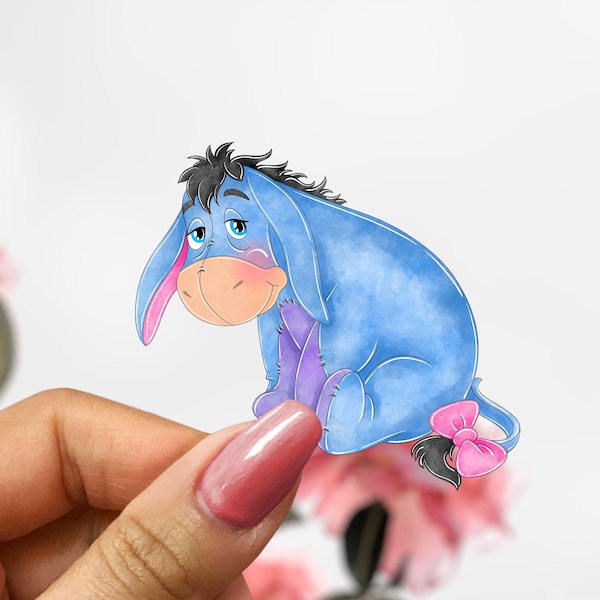 Winnie the Pooh Eyeore Sticker, Winnie the Pooh Donkey Decal