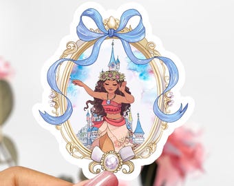 Moana Sticker, Disney Moana Decal,