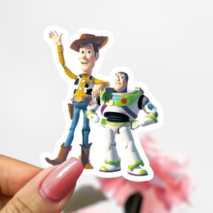 Disney Woody and Buzz Lightyear Sticker, Woody Sticker, Buzz Lightyear Sticker, Toy Story Decal