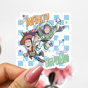Disney Woody and Buzz Lightyear Sticker, Woody Sticker, Buzz Lightyear Sticker, Toy Story Decal