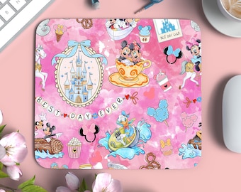 Mickey and Minnie Mouse Mousepad, Disney Minnie Mousepad