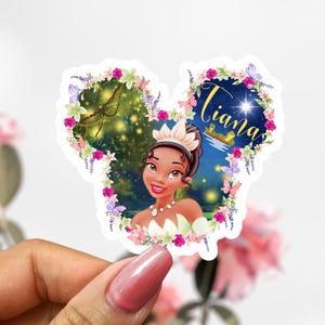 Princess Tiana Sticker, Princess and The Frog Sticker Decal