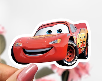 Disney Pixar Lightning McQueen Cars Sticker, Cars Sticker Decal