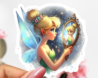 TinkerBell Sticker, Cartoon Disney Sticker Decal, Peter Pan Sticker
