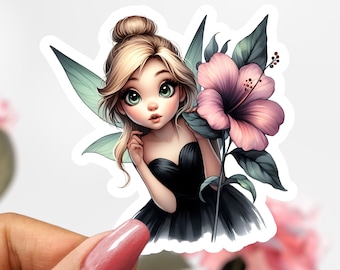 TinkerBell Sticker, Cartoon Disney Sticker Decal, Peter Pan Sticker