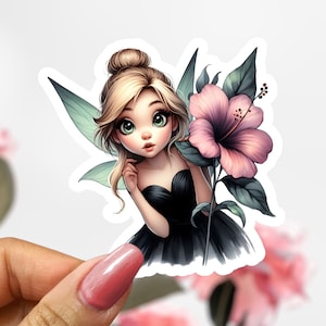 TinkerBell Sticker, Cartoon Disney Sticker Decal, Peter Pan Sticker