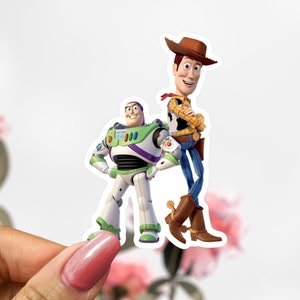 Disney Woody and Buzz Lightyear Sticker, Woody Sticker, Buzz Lightyear Sticker, Toy Story Decal
