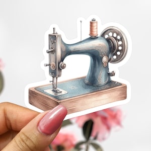 Sewing Machine Sticker, Sewing Sticker