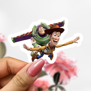 Disney Woody and Buzz Lightyear Sticker, Woody Sticker, Buzz Lightyear Sticker, Toy Story Decal