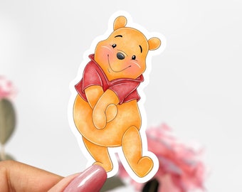 Winnie the Pooh Sticker, Disney Pooh and Friends Sticker Decal