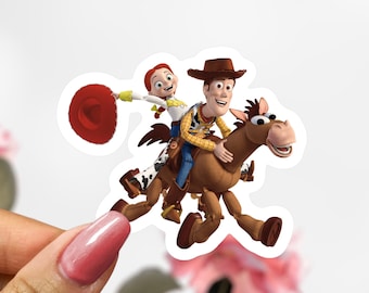 Disney Woody, Jessie, Bullseye Toy Story Sticker,