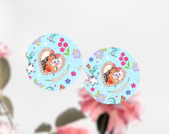 Moana Car Coasters, Disney Moana Car Coasters, Hei Hei & Maui
