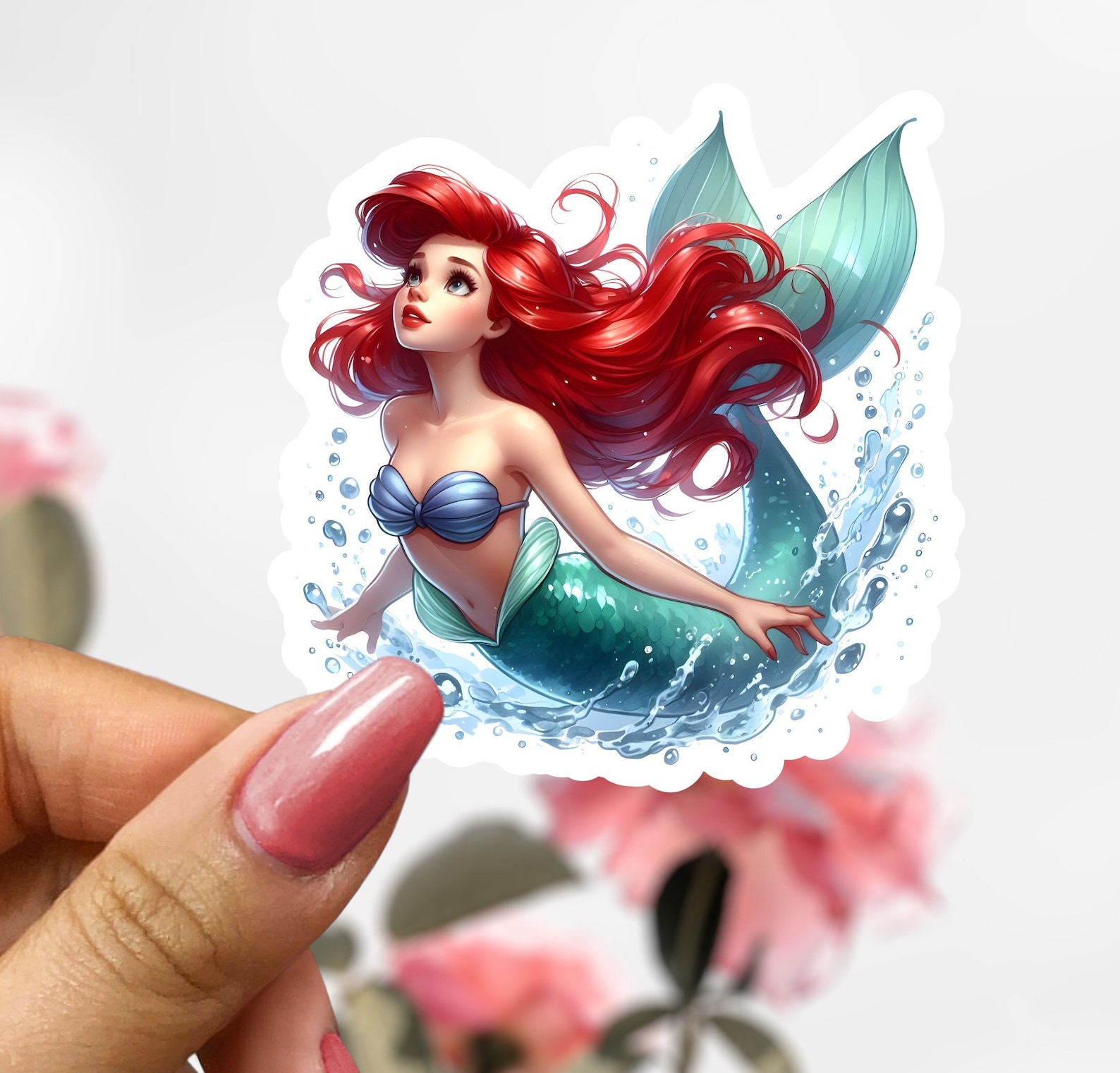 Disney Ariel Sticker, Ariel Sticker Decal, Little Mermaid Sticker - Etsy