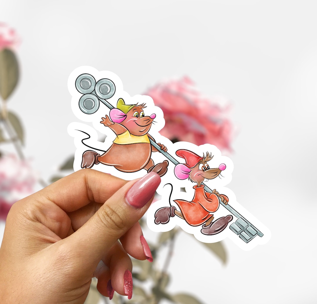 Cinderellas Mice Sticker Disney Mouse Sticker Cinderella - Etsy