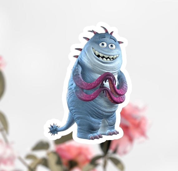 Thaddeus Bile Sticker, Disney Monsters University Decal, - Etsy