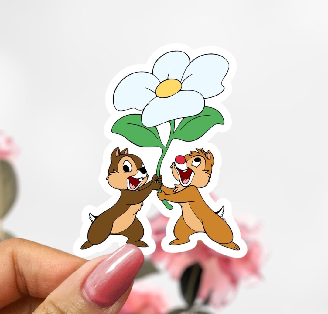 Chip & Dale Sticker, Chipmunk Sticker, - Etsy