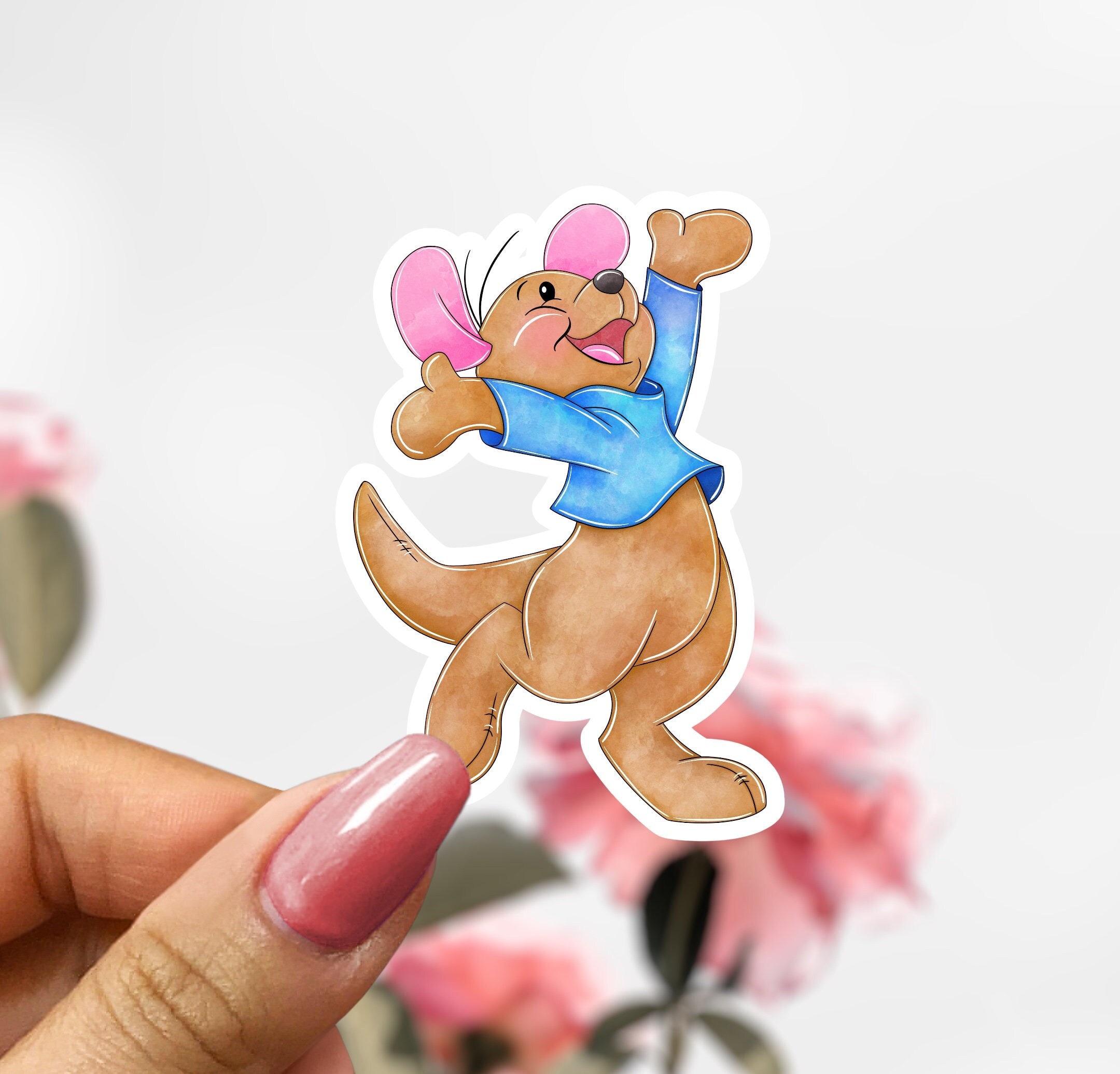Winnie the Pooh Roo Sticker, Winnie the Pooh Kangaroo Sticker Decal - Etsy