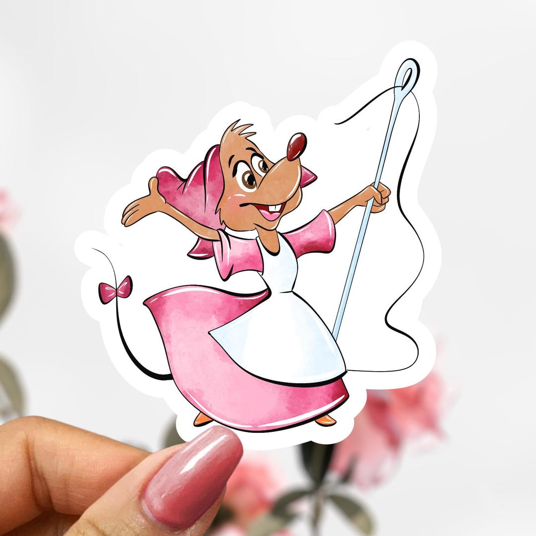 Cinderella’s Mice Sticker, Disney Mouse Sticker, Cinderella Sticker ...
