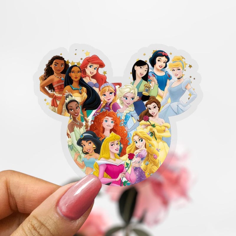 Small Princess Sticker Princess Stickers - Etsy