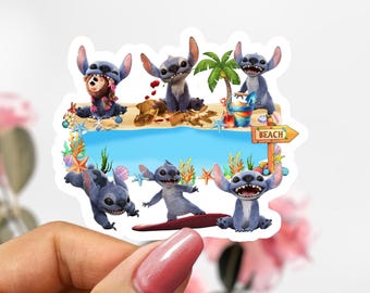 Lilo & Stitch Sticker, Disney Stitch Decal,