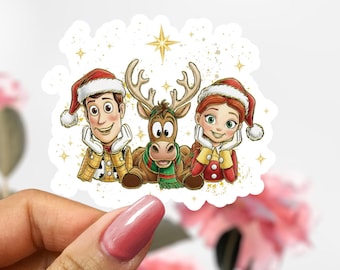 Disney Christmas Toy Story Woody & Jessie, Toy Story Decal,