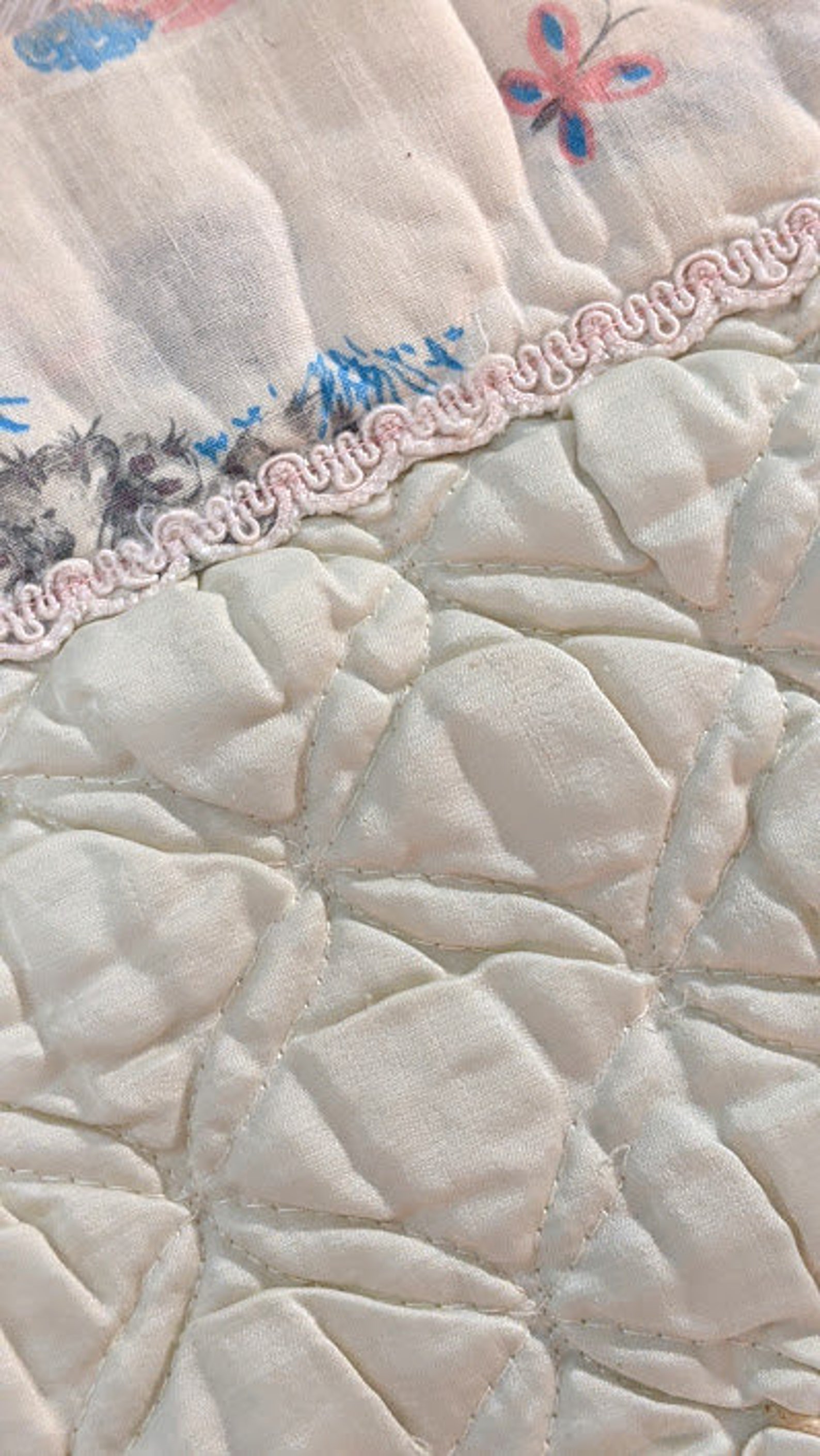 Vintage Crib Blanket Very Old Lightweight Crib Blanket Etsy