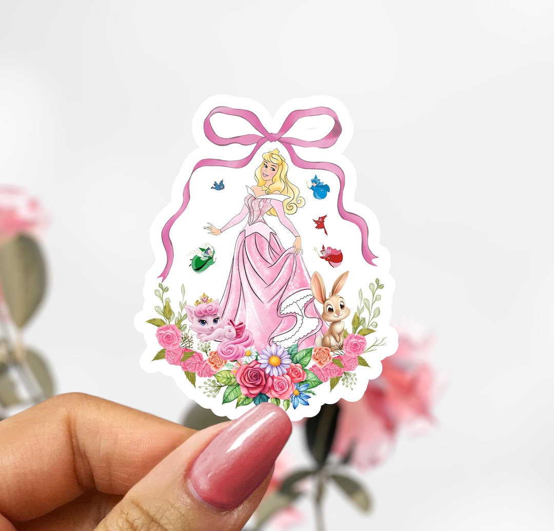 Aurora Sticker, Sleeping Beauty Disney Sticker Decal, Princess Aurora ...