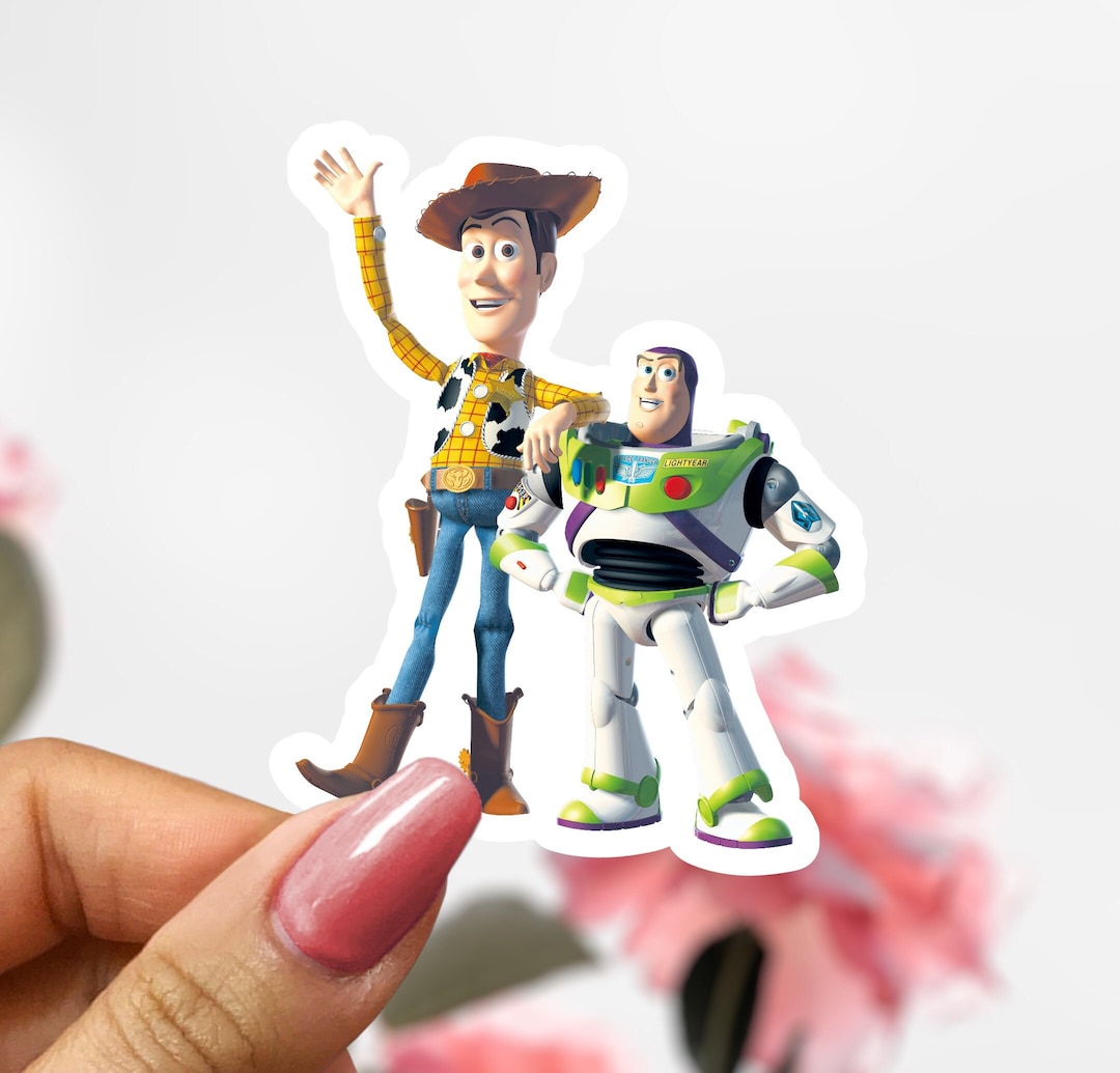Disney Woody and Buzz Lightyear Sticker, Woody Sticker, Buzz Lightyear ...