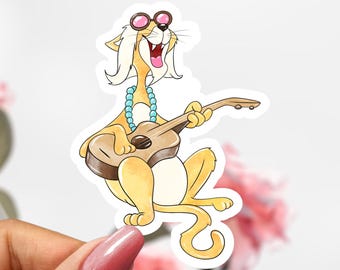 Aristocats Hit Cat Sticker, Disney  Cat Sticker Decal,