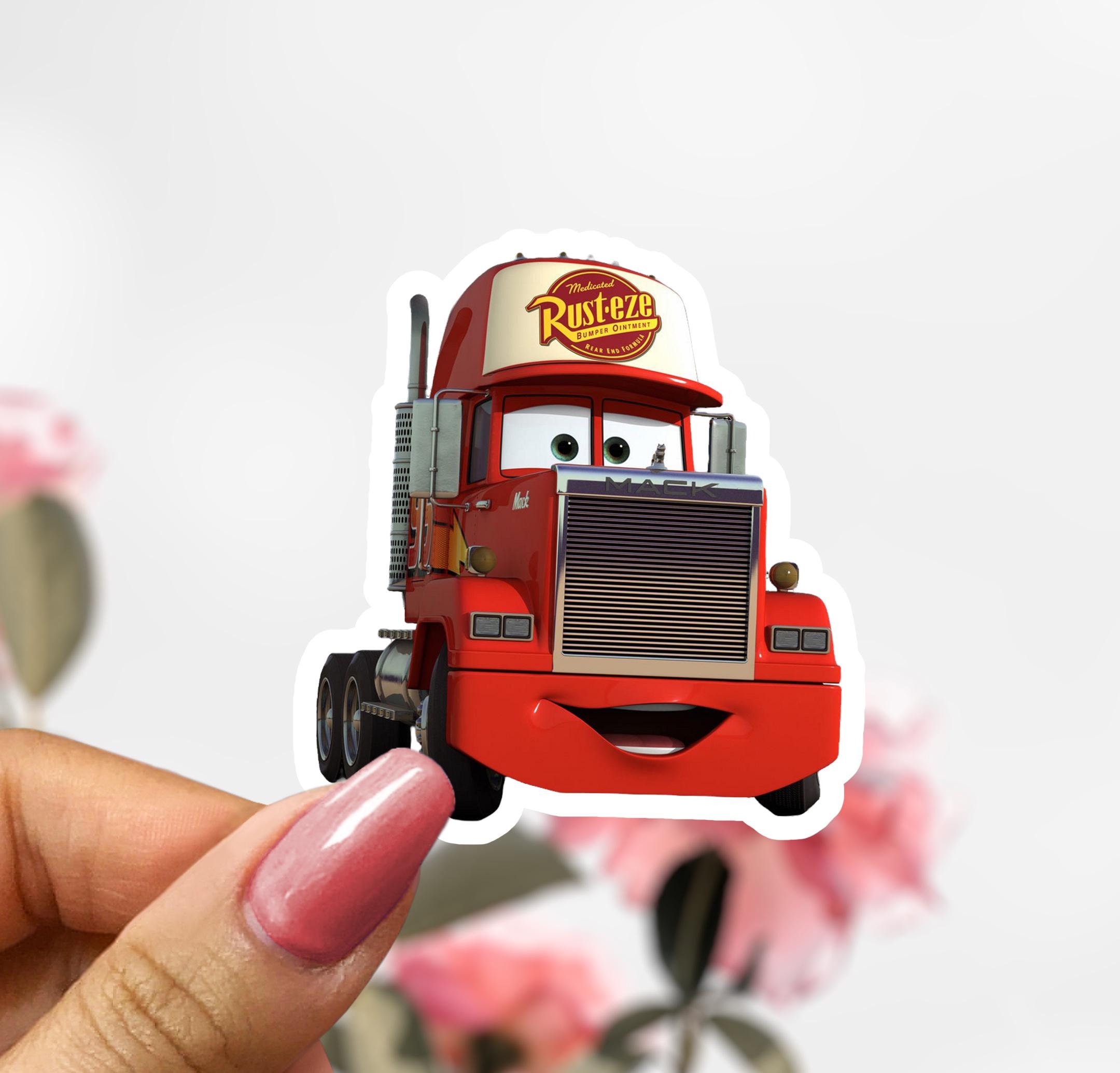 Lightning Mcqueen Mack Truck Decals - Etsy, image size:2160x2070