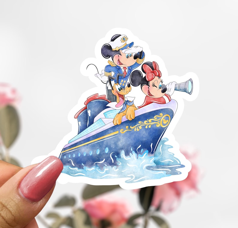 Mickey & Friends Sticker, Sailor Mickey, Disney Sticker Decal - Etsy