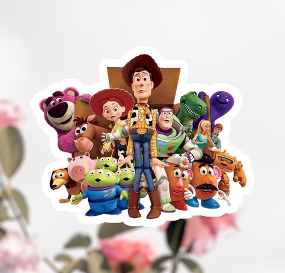 Autocollants Muraux Toy Story - Lot Personnages WC356 - Vinyle Adhésif Removable