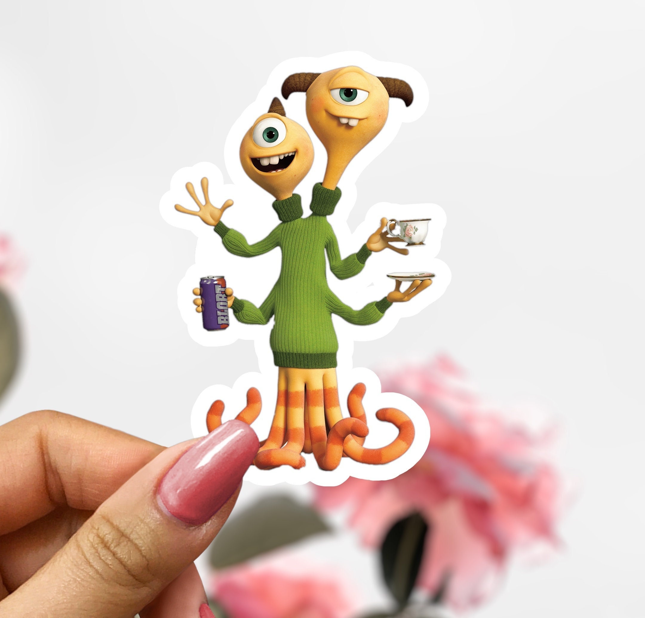 Terri & Terry Perry Sticker, Disney Monsters University Decal, - Etsy