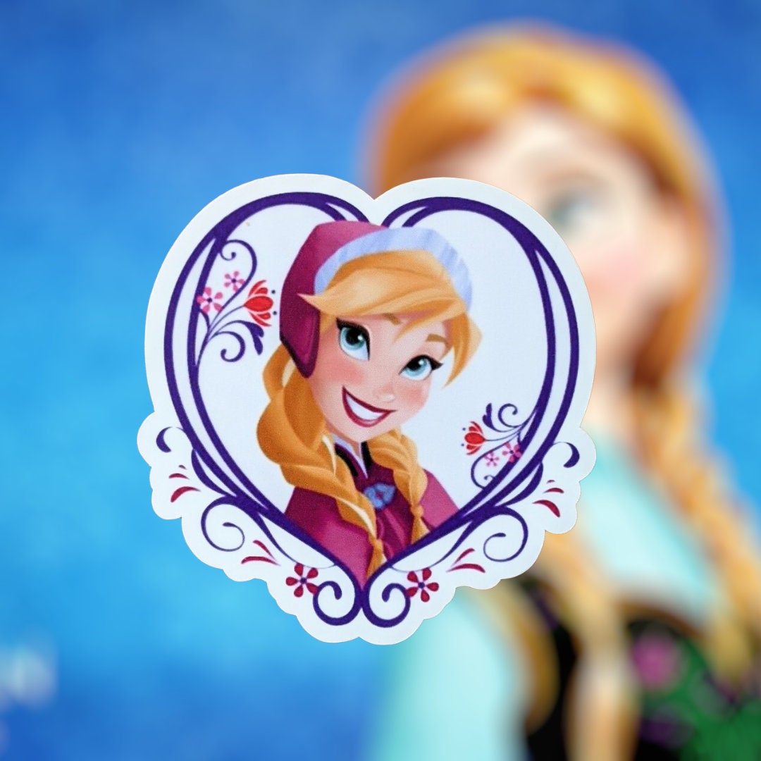 Frozen Elsa Sticker Disney Elsa Sticker Decal Etsy