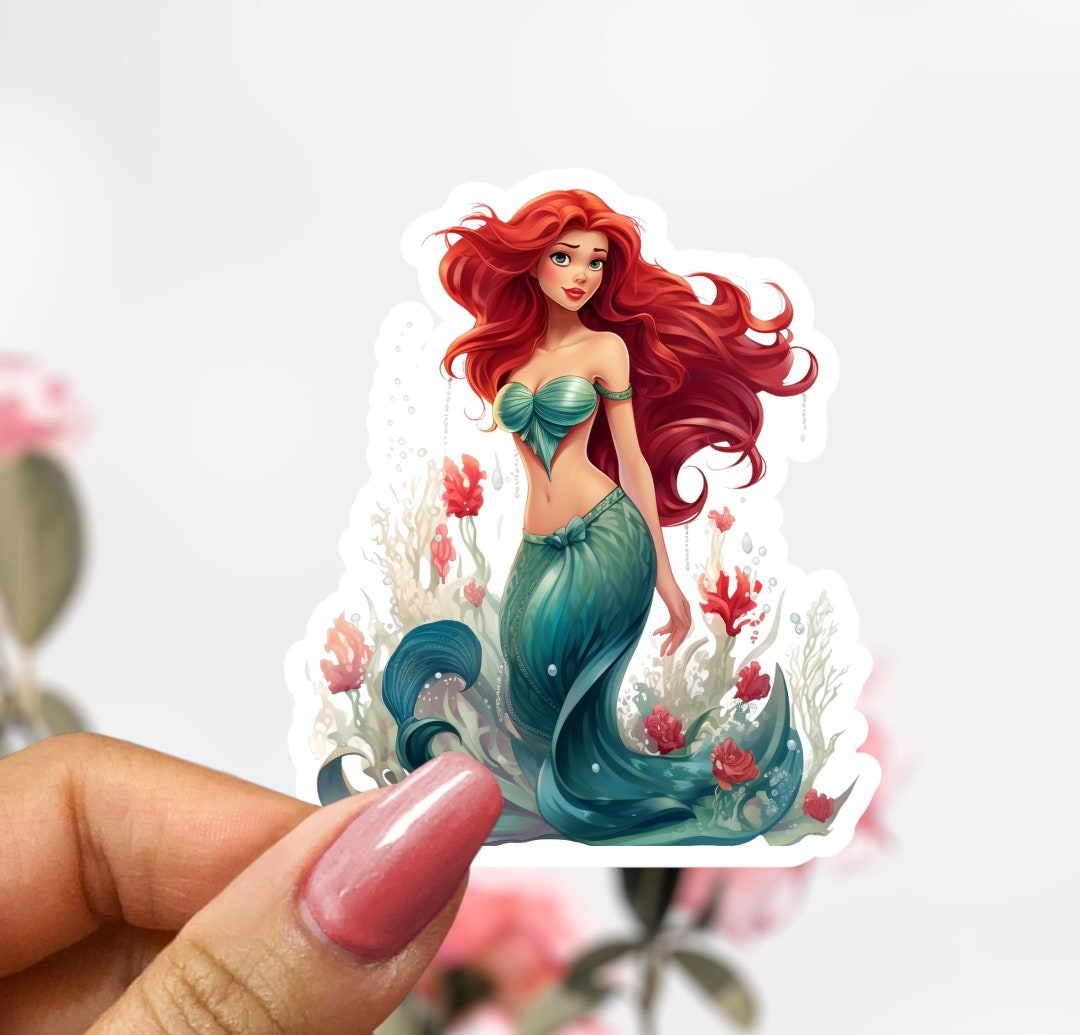 Disney Ariel Sticker, Ariel Sticker Decal, Little Mermaid Sticker - Etsy