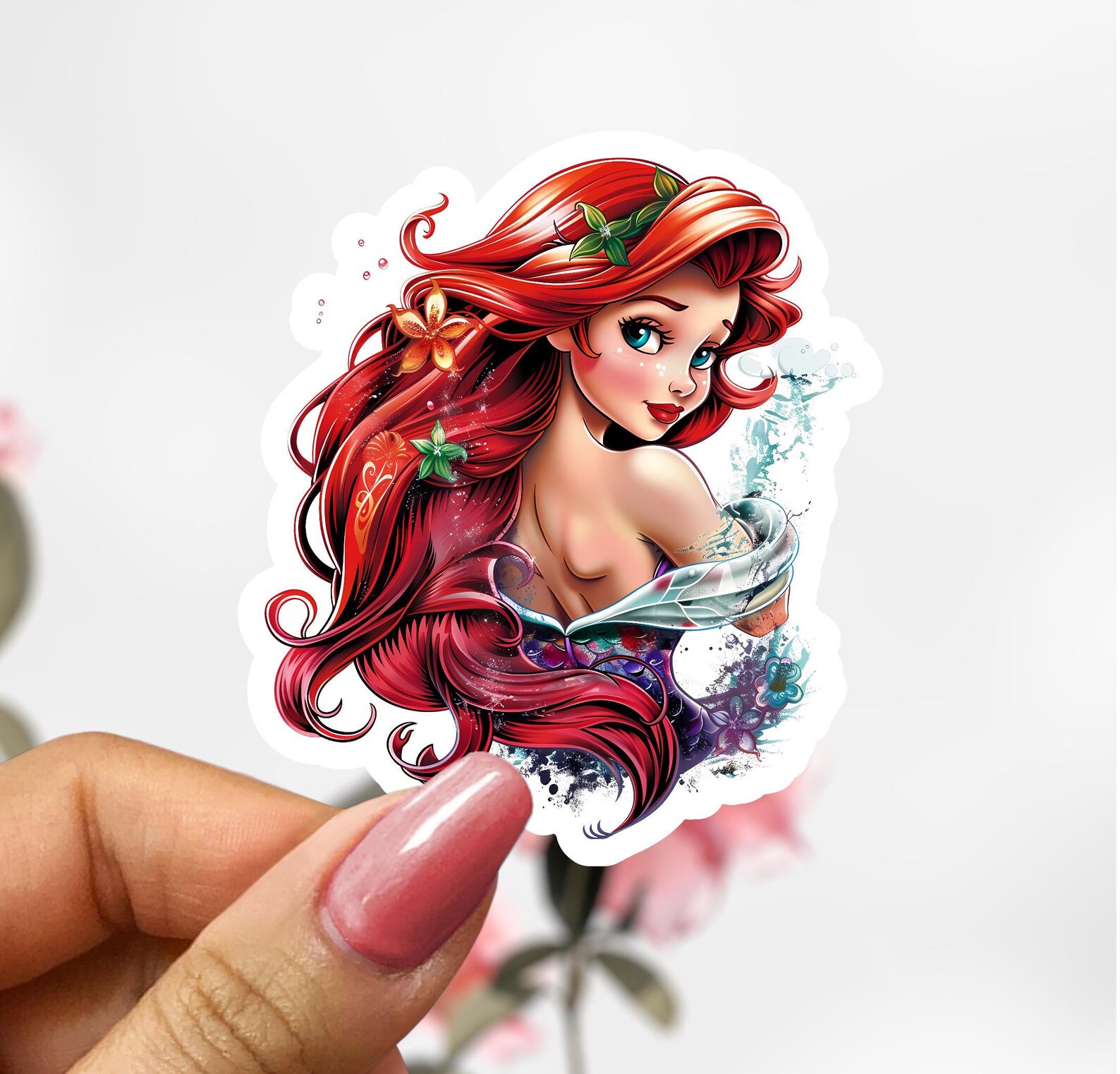 Disney Ariel Sticker, Ariel Sticker Decal, Little Mermaid Sticker - Etsy