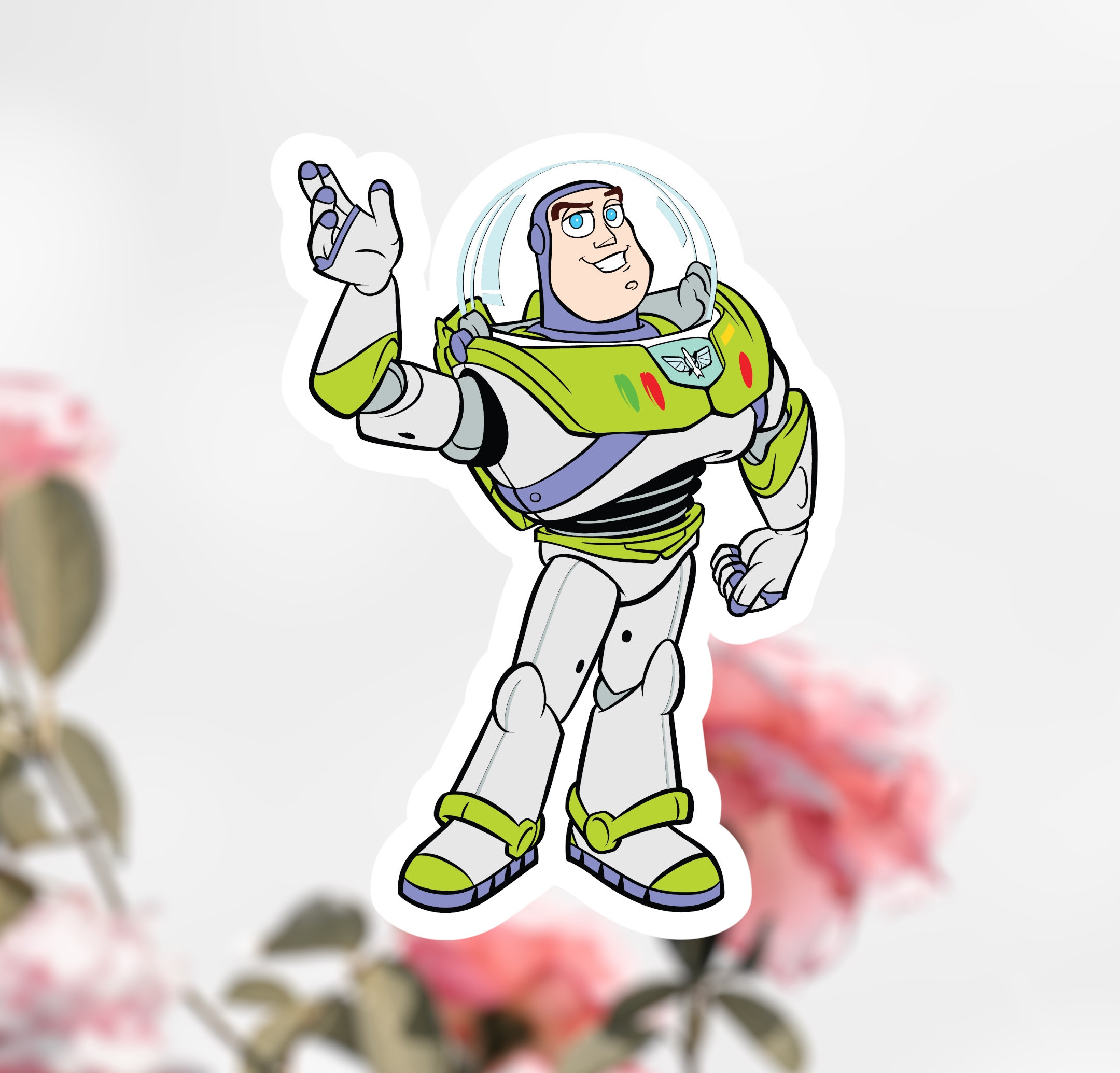 Buzz Lightyear Sticker, Buzz Lightyear Decal, Toy Story Decal sold by ...