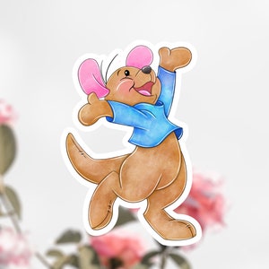 Winnie the Pooh Roo Sticker, Winnie the Pooh Kangaroo Sticker Decal - Etsy