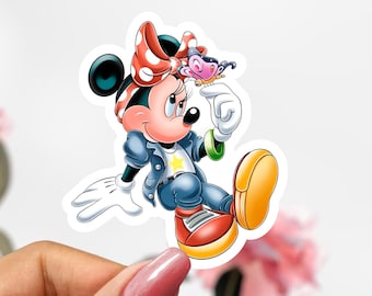 Cute Minnie Mouse Sticker, Disney Sticker Decal